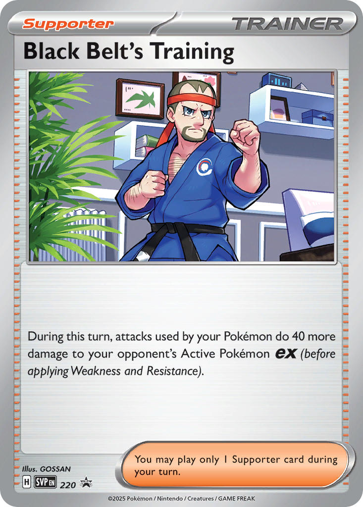 Black Belt's Training 220/SVP Promo Scarlet & Violet Promos Pokémon card