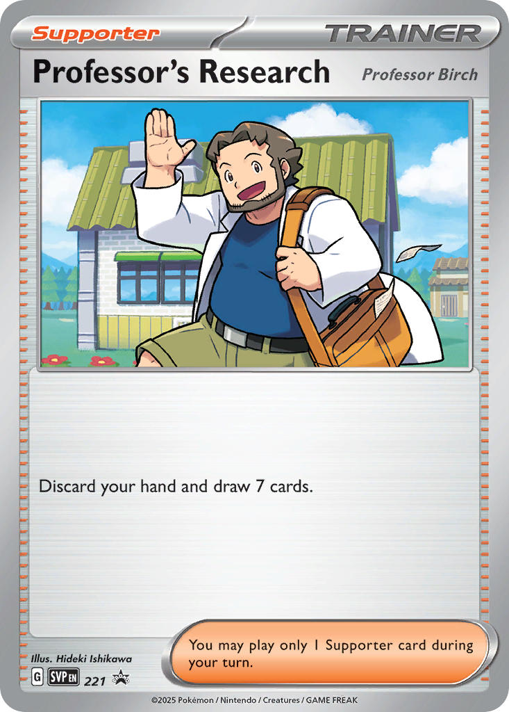 Professor's Research [Professor Birch] 221/SVP Promo Scarlet & Violet Promos Pokémon card