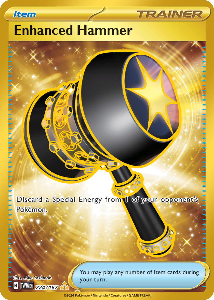 Enhanced Hammer 224/167 Hyper Rare Twilight Masquerade Pokémon card