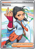 Nemona 229/091 Ultra Rare Paldean Fates Pokémon card