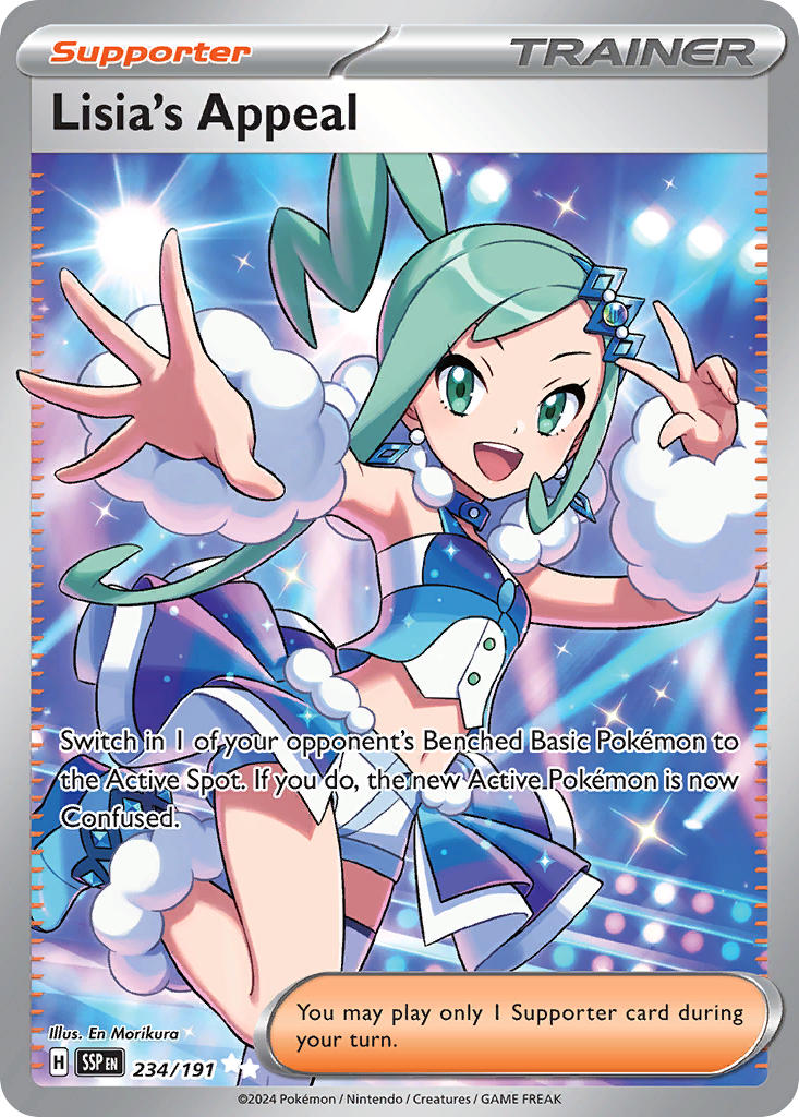 Lisia's Appeal 234/191 Ultra Rare Surging Sparks Pokémon card