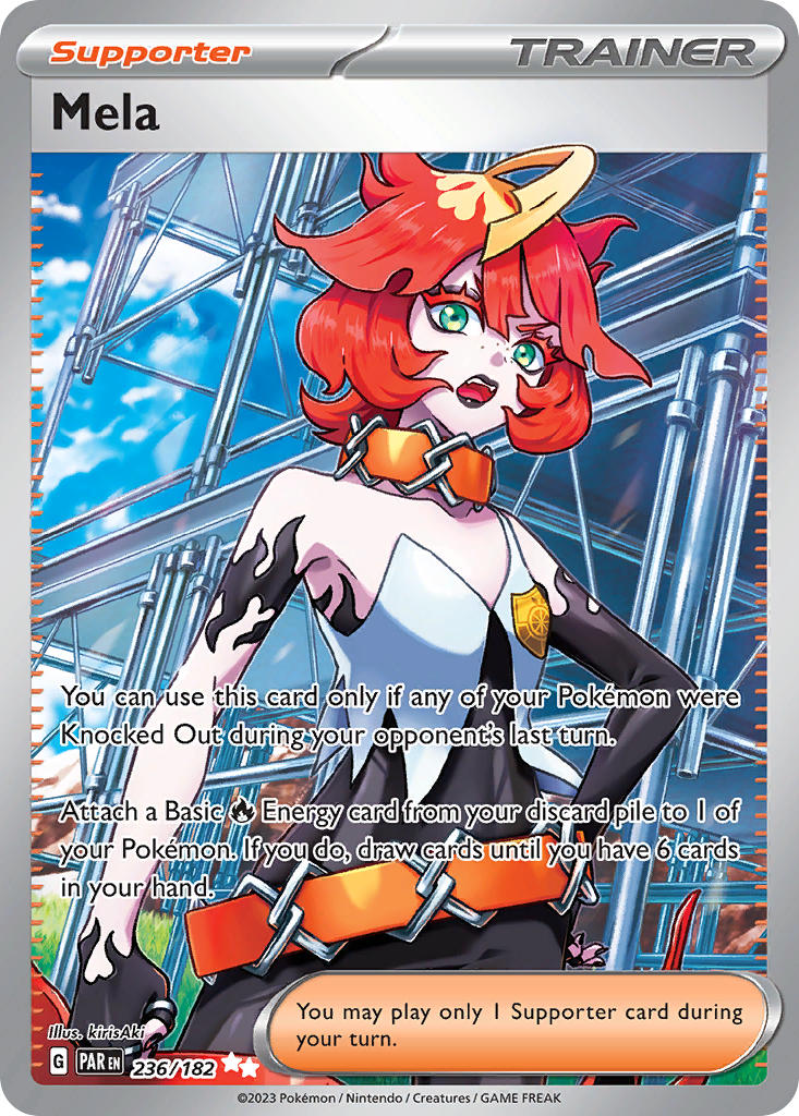 Mela 236/182 Ultra Rare Paradox Rift Pokémon card