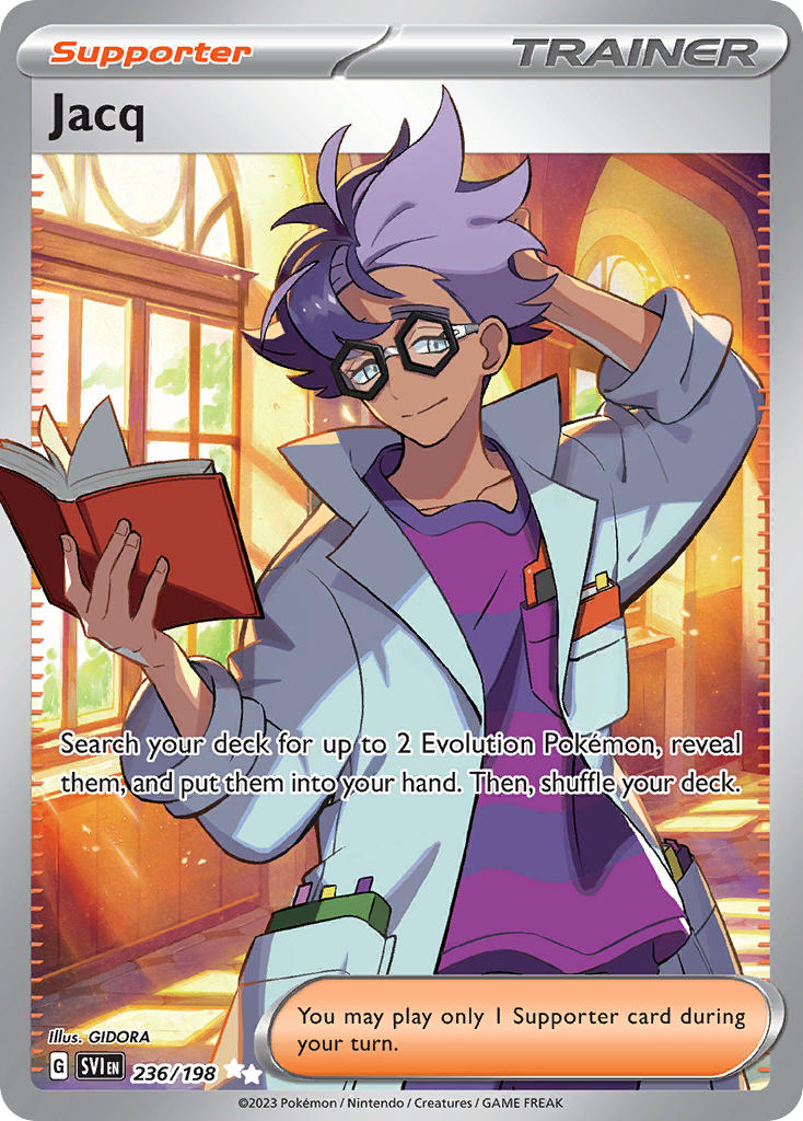 Jacq 236/198 Ultra Rare Scarlet & Violet Pokémon card