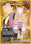 Team Rocket's Mewtwo EX 240/182 Hyper Rare Destined Rivals Pokémon card