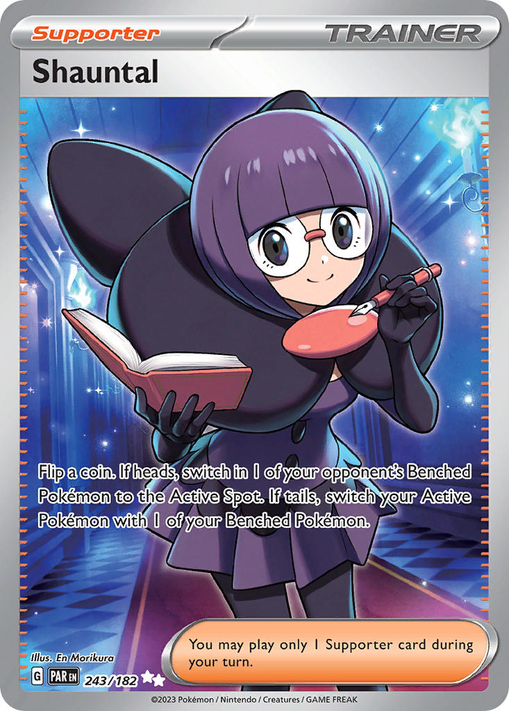 Shauntal 243/182 Ultra Rare Paradox Rift Pokémon card