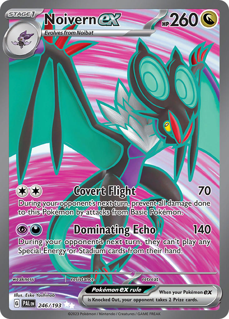 Noivern EX 246/193 Ultra Rare Paldea Evolved Pokémon card