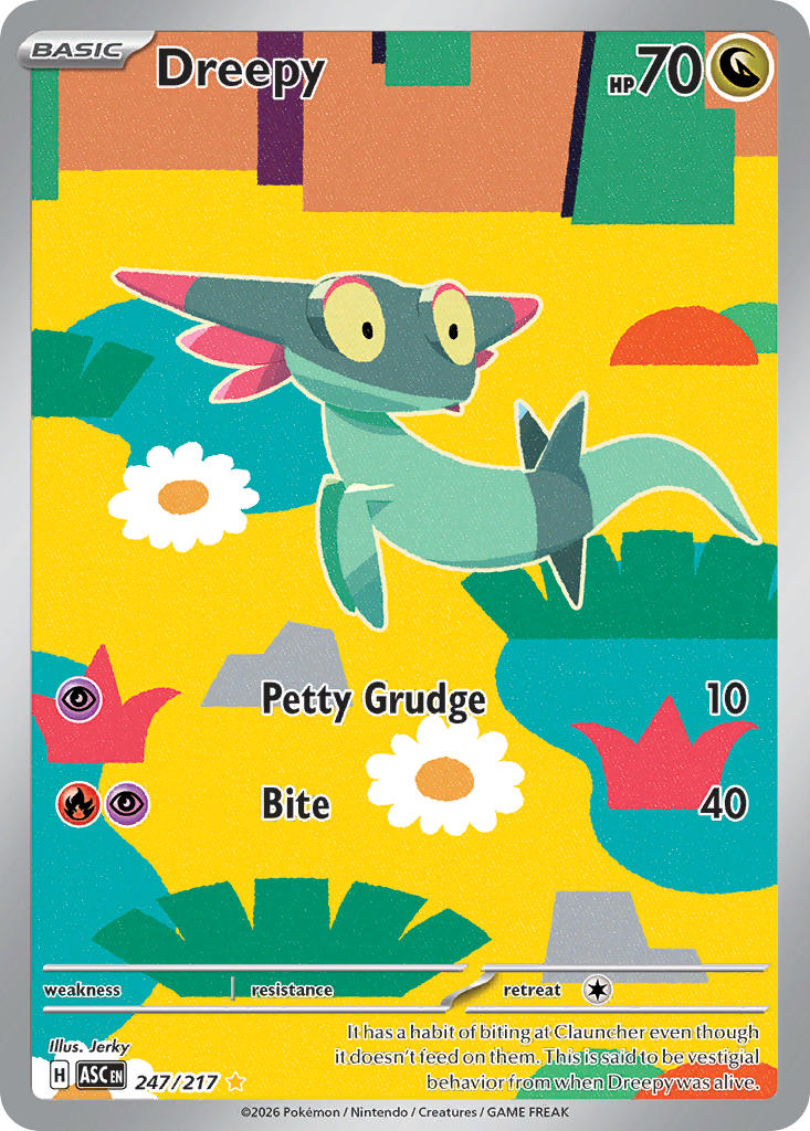 Dreepy 247/217 Illustration Rare Ascended Heroes Pokémon card
