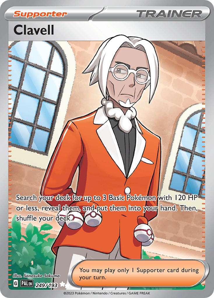 Clavell 249/193 Ultra Rare Paldea Evolved Pokémon card