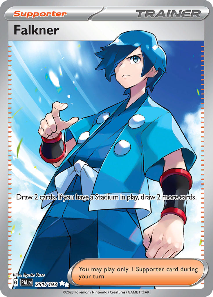Falkner 251/193 Ultra Rare Paldea Evolved Pokémon card