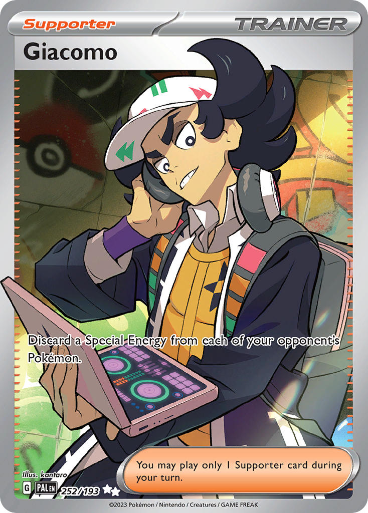 Giacomo 252/193 Ultra Rare Paldea Evolved Pokémon card