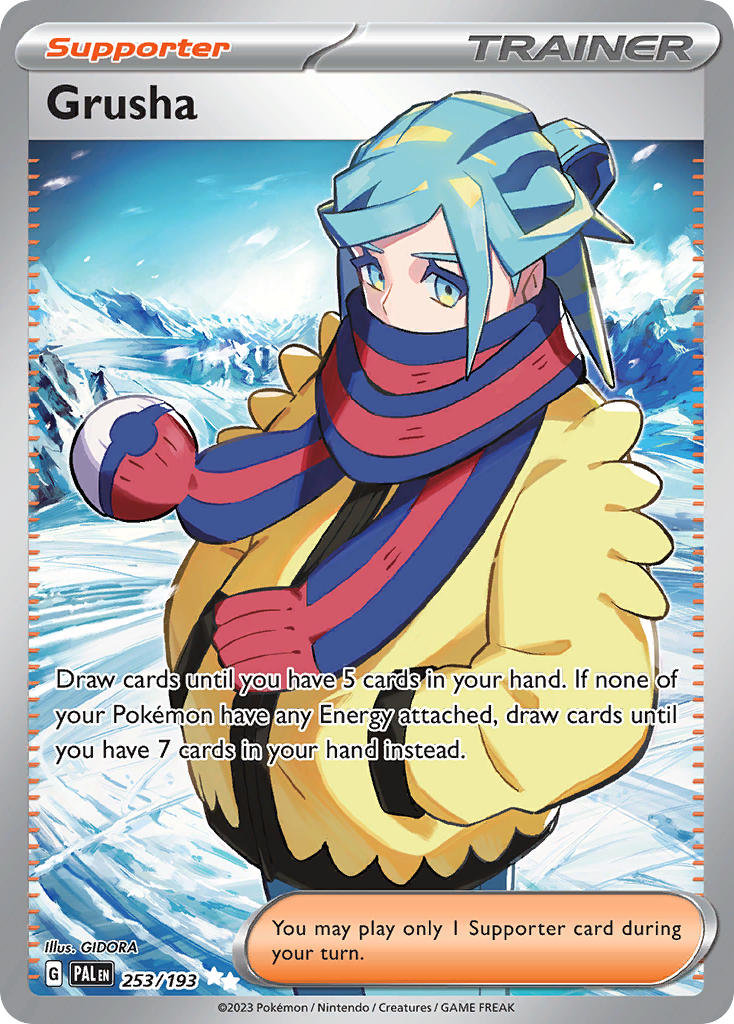 Grusha 253/193 Ultra Rare Paldea Evolved Pokémon card