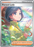 Parasol Lady 255/182 Special Illustration Rare Paradox Rift Pokémon card