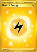Basic Lightning Energy 257/198 Hyper Rare Scarlet & Violet Pokémon card