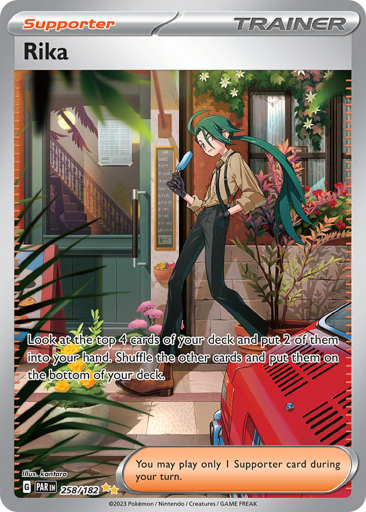 Rika 258/182 Special Illustration Rare Paradox Rift Pokémon card