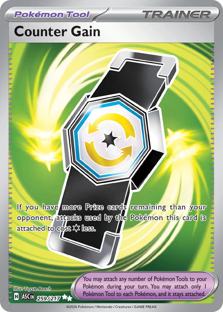 Counter Gain 259/217 Ultra Rare Ascended Heroes Pokémon card