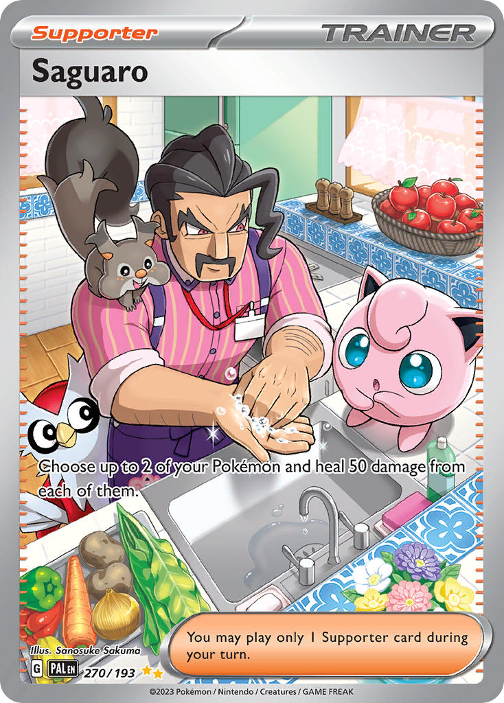 Saguaro 270/193 Special Illustration Rare Paldea Evolved Pokémon card