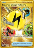 Superior Energy Retrieval 277/193 Hyper Rare Paldea Evolved Pokémon card