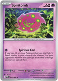 Spiritomb 035/084 Pitch Black Pokémon card