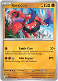 Koraidon 047/084 Pitch Black Pokémon card