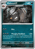 Mabosstiff 058/084 Pitch Black Pokémon card