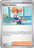 Misty's Vitality 080/084 Pitch Black Pokémon card