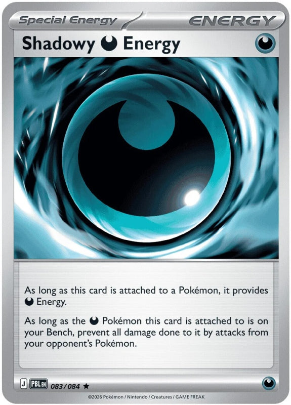 Shadowy Darkness Energy 083/084 Pitch Black Pokémon card