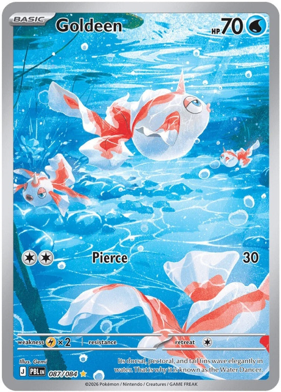 Goldeen 087/084 Pitch Black Pokémon card