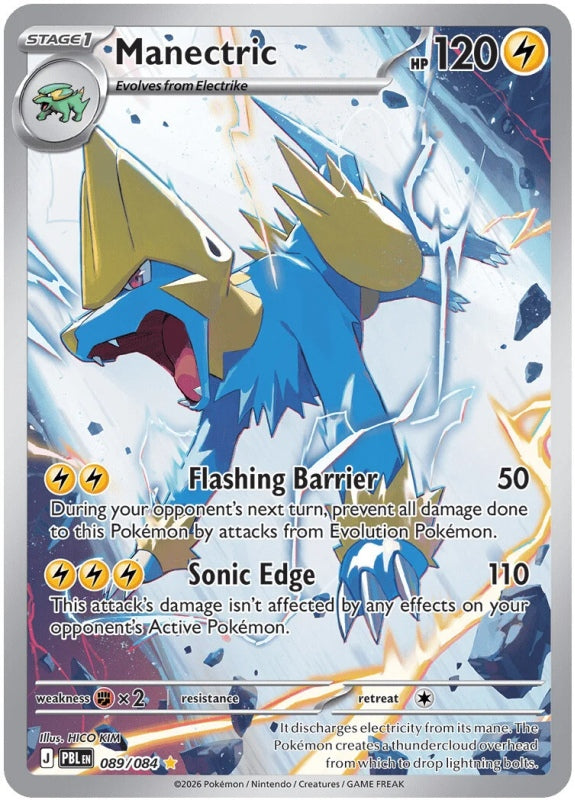 Manectric 089/084 Pitch Black Pokémon card