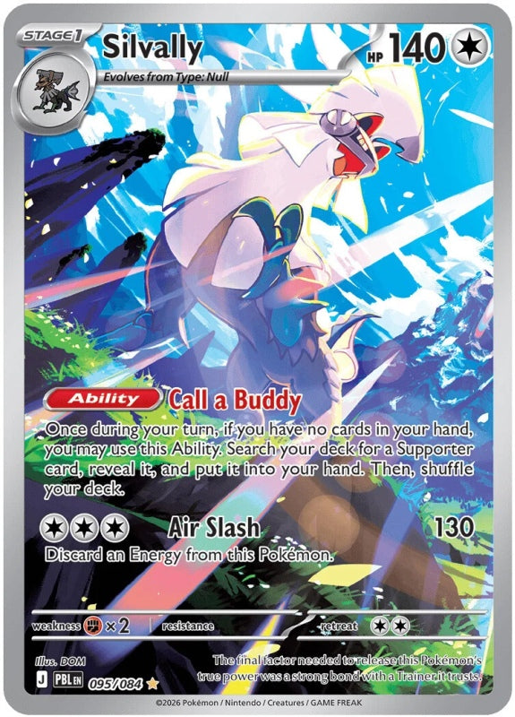 Silvally 095/084 Pitch Black Pokémon card