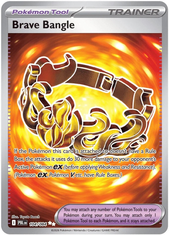 Brave Bangle 104/084 Pitch Black Pokémon card