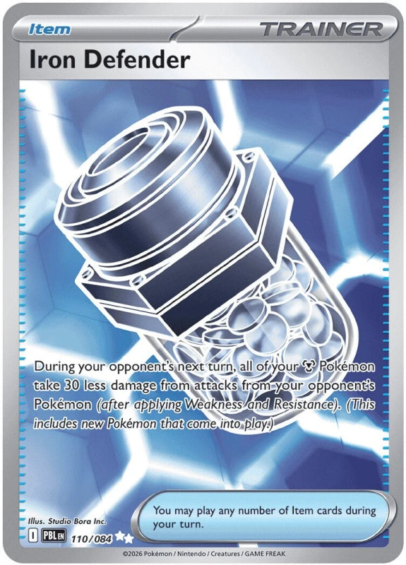 Iron Defender 110/084 Pitch Black Pokémon card