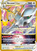 Arceus VSTAR 123/172 Holo Rare VSTAR 30th Celebration Classic Collection Pokémon card