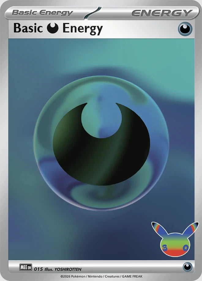 Basic Darkness Energy 015 — 30th Celebration Holo Pokémon card