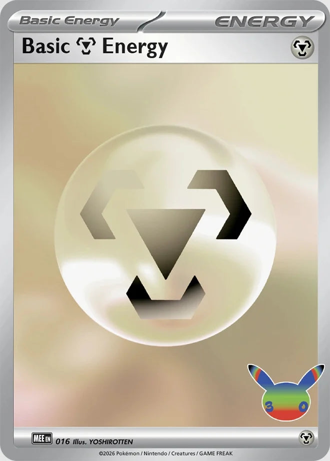 Basic Metal Energy 016 — 30th Celebration Holo Pokémon card