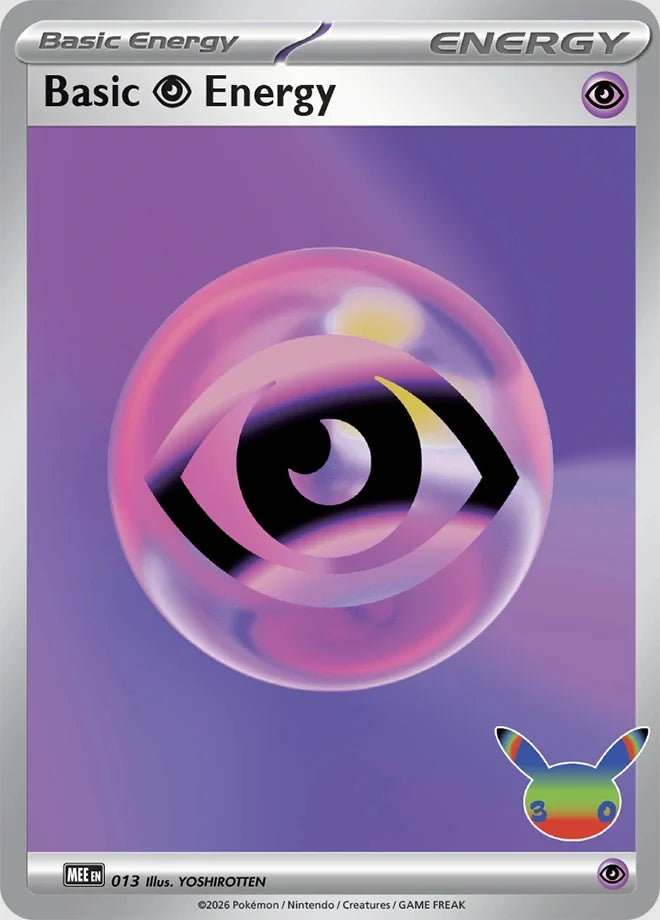Basic Psychic Energy 013 — 30th Celebration Holo Pokémon card