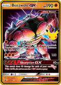 Buzzwole-GX 57/111 Rare Holo GX 30th Celebration Classic Collection Pokémon card