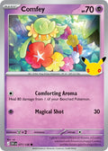 Comfey 077/128 Common 30th Celebration Pokémon card