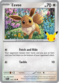 Eevee 116/128 Common 30th Celebration Pokémon card