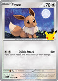Eevee 118/128 Common 30th Celebration Pokémon card