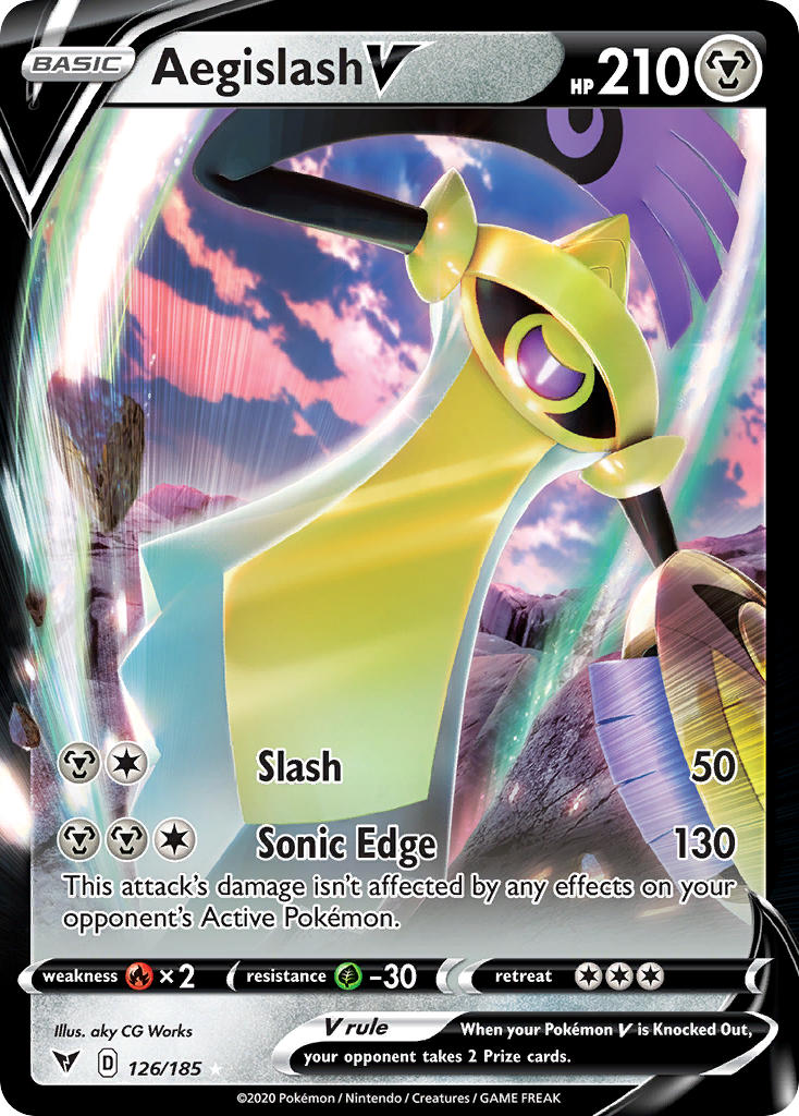 Aegislash V 126/185 (Vivid Voltage)