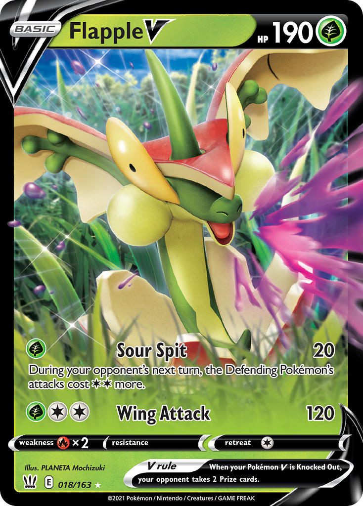 Flapple V 018/163 (Battle Styles)