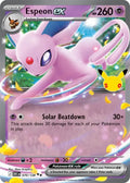 Espeon ex 070/128 Double Rare 30th Celebration Pokémon card