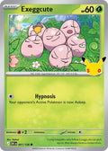 Exeggcute 001/128 Common 30th Celebration Pokémon card