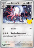 Hisuian Zoroark 123/128 Common 30th Celebration Pokémon card