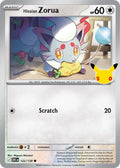 Hisuian Zorua 122/128 Common 30th Celebration Pokémon card