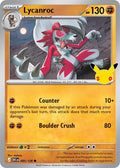 Lycanroc 085/128 Common 30th Celebration Pokémon card