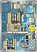 Meowth 144/128 Illustration Rare 30th Celebration Pokémon card