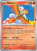 Moltres 011/128 Common 30th Celebration Pokémon card