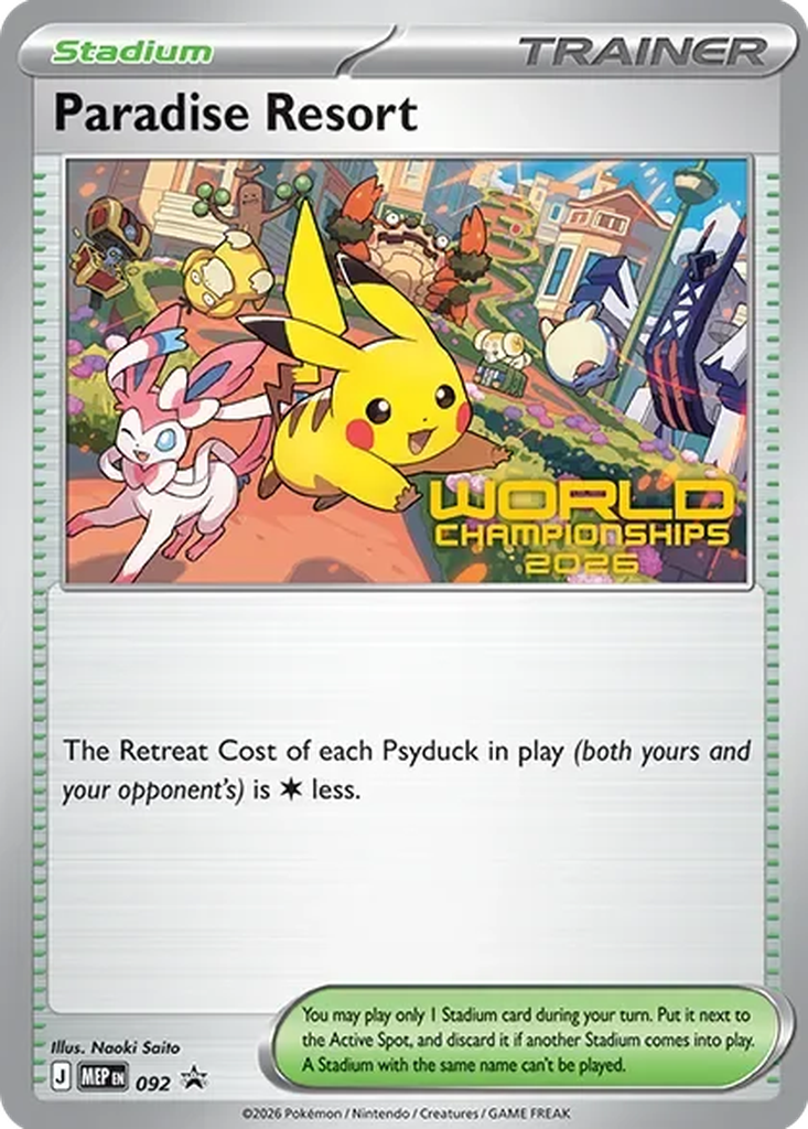 Paradise Resort 092/MEP Promo Pokémon card – Mega Evolution Promos