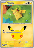 Pikachu 027/128 Pikachu Rare 30th Celebration Pokémon card